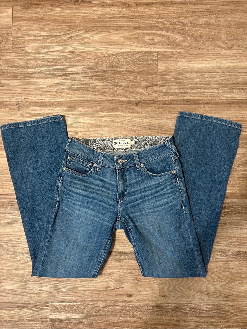 Ariat REAL Jeans Mid Rise Boot Cut Size 30R
